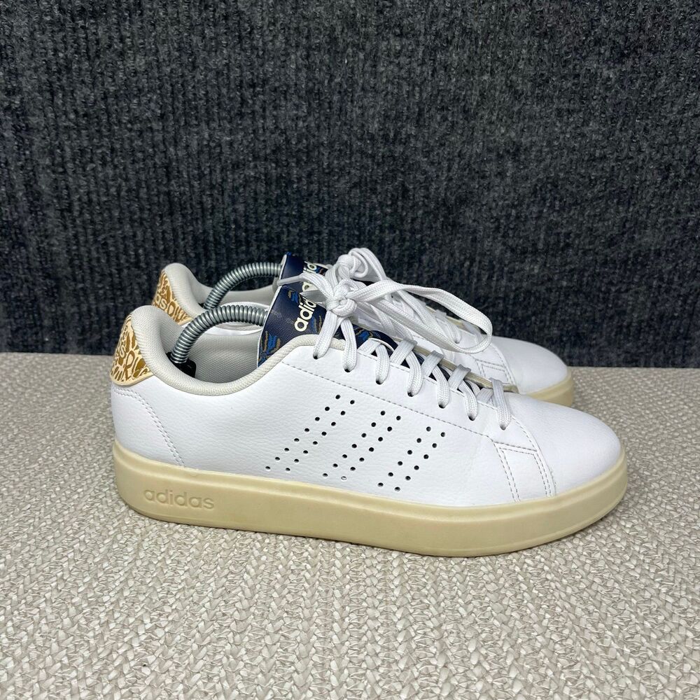 Adidas Advantage 2.0 Farm Rio White Cheetah Print Athletic Shoes Womens 7 IG9182
